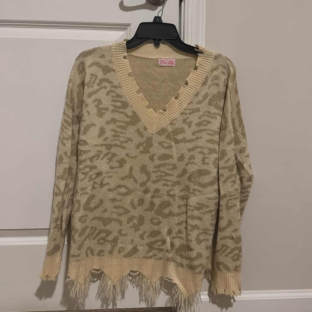 Pink Lily Sweater